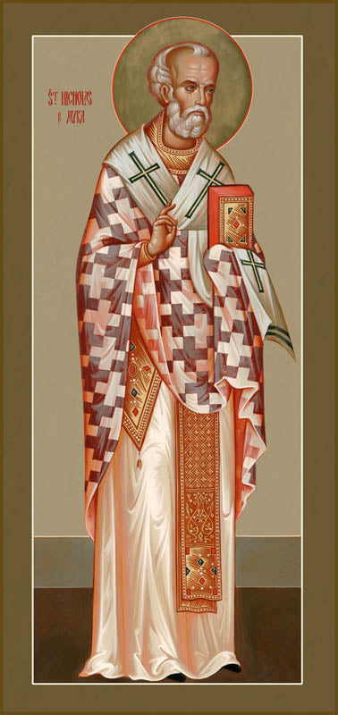 St Nicholas of Myra - icon462 - 6 inch
