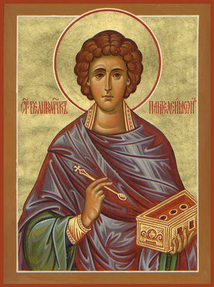 St Panteleimon, the Great Martyr and Healer - icon900 - 10 inch