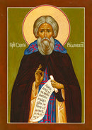 St Sergius of Radonezh - icon786 - 10 inch
