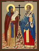 Sts Cyril and Methodius - icon350 - 6 inch