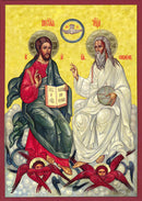 The Holy Trinity - icon714 - 10in
