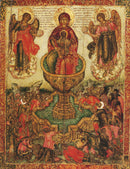 The Mother of God, "Lifegiving Spring" - icon757 - 6 inch