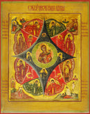 The Mother of God, "The Unburnt Bush" - icon432 - 10 inch