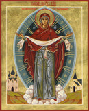 The Protection of the Mother of God - icon869 - 10 inch