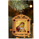 U352 Sweet Kissing - Car Room Christmas Tree - Wooden Icon Shrine Pendant Ornament