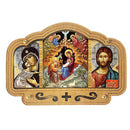 U591 Car Icon of Nativity, Virgin of Vladimir, & Christ