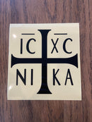 Window/Bumper Decal: IC XC NIKA