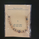 Semi precious Stone Prayer Bracelet