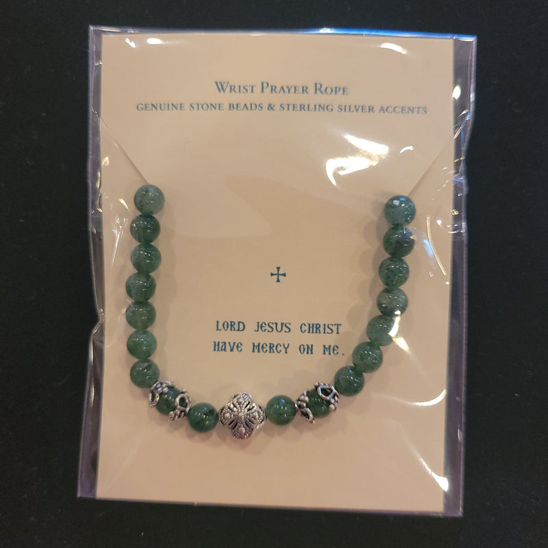 Semiprecious Stone Prayer Bracelet