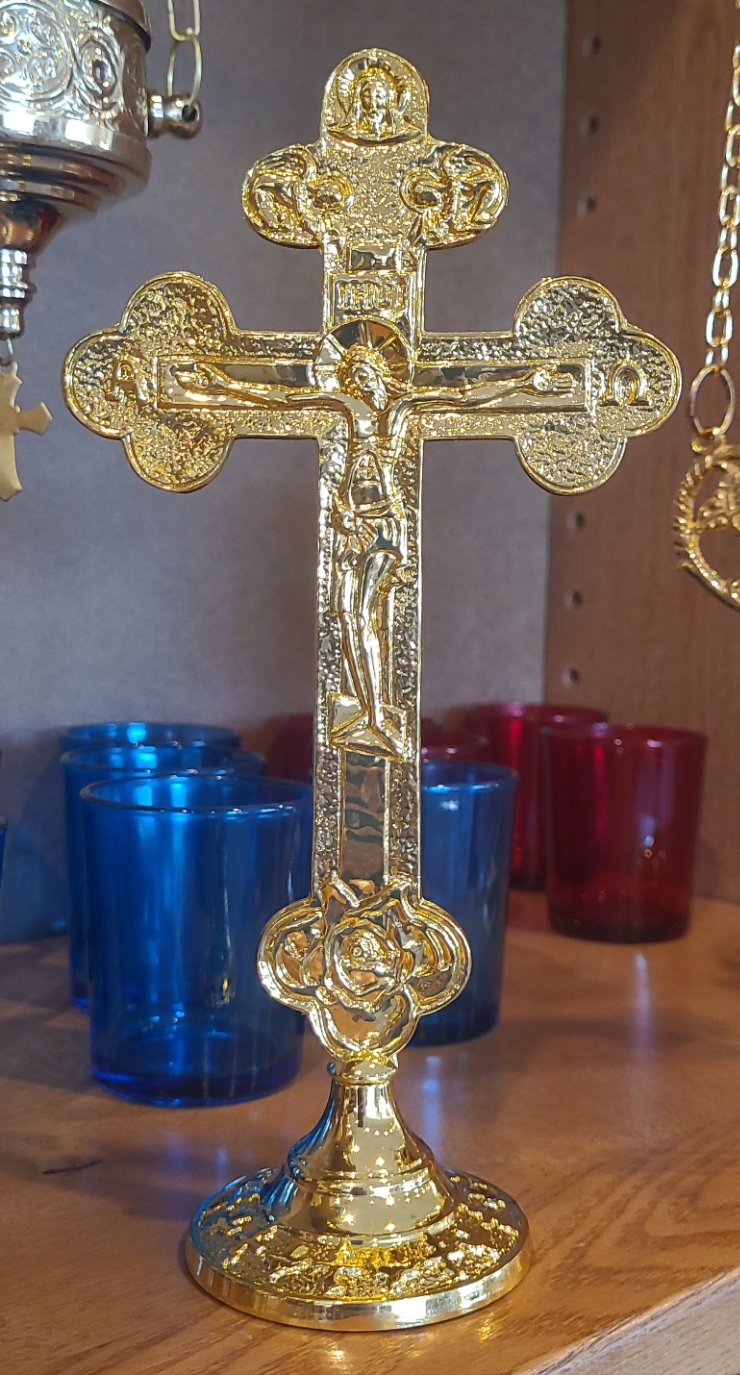 Standing Byzantine Cross Large