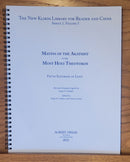 Akathist Matins to the Most Holy Theotokos - Blu