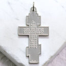 St. Andrew Cross w/Corpus - Sterling Silver