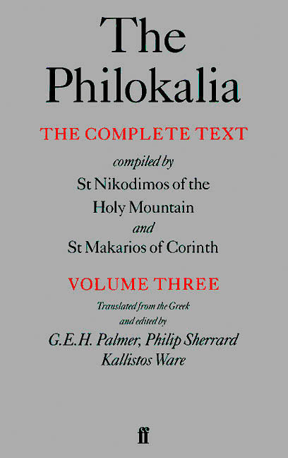 The Philokalia: Volume 3
