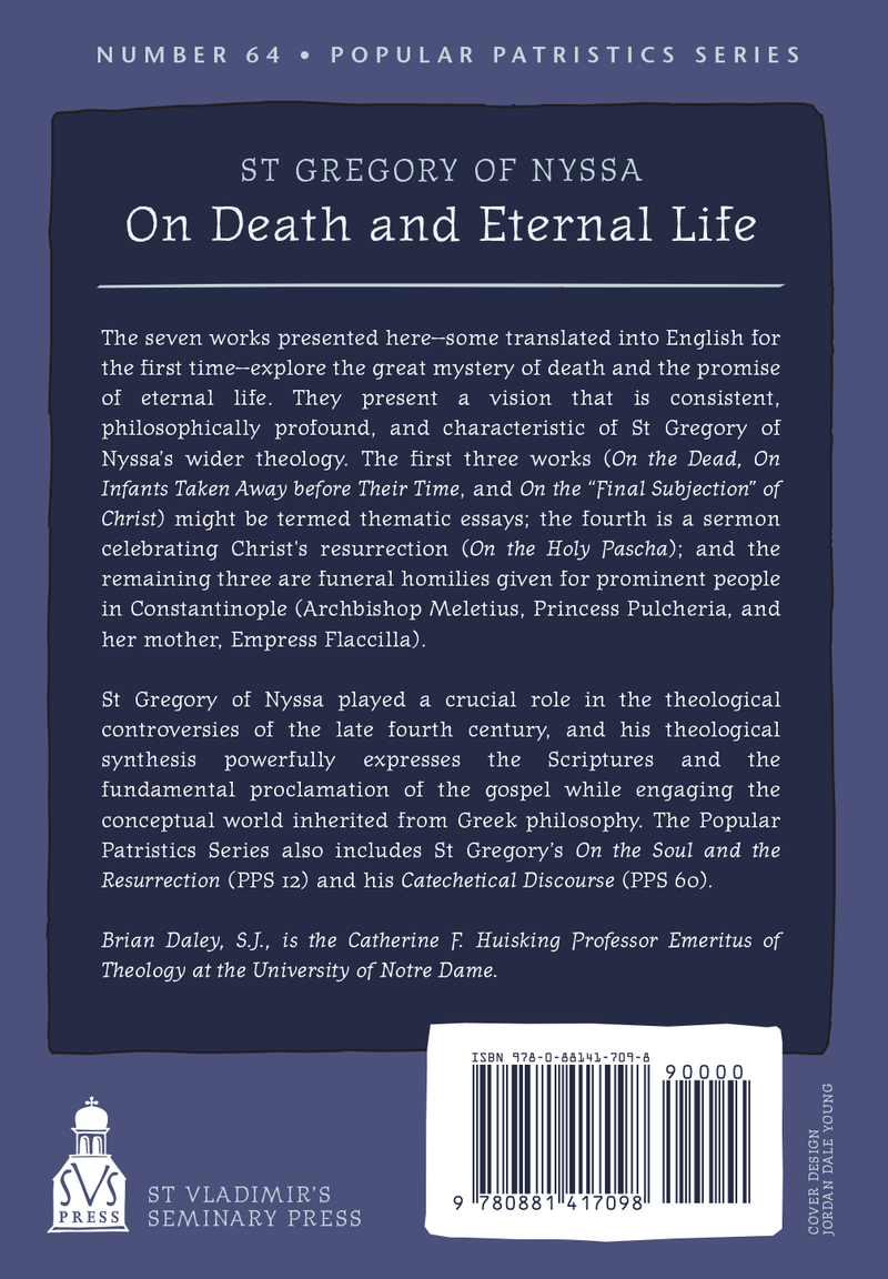 Popular Patristics 64 On Death and Eternal Life