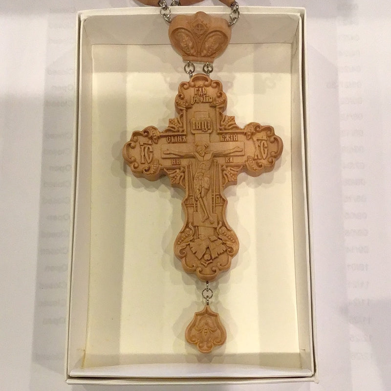 Wood Jeweled Cross II