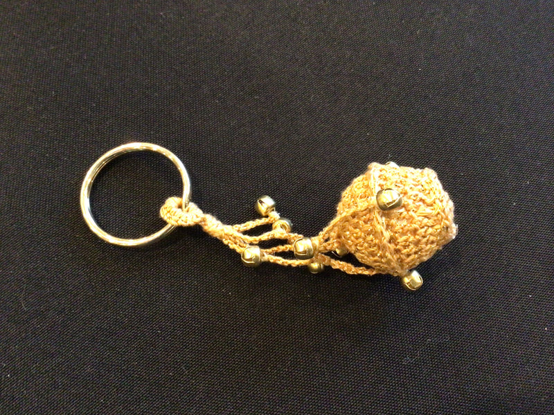 Golden Miniature Censer Keychain
