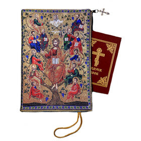 Tapestry Christ the Vine and 12 Apostles Bible Cover