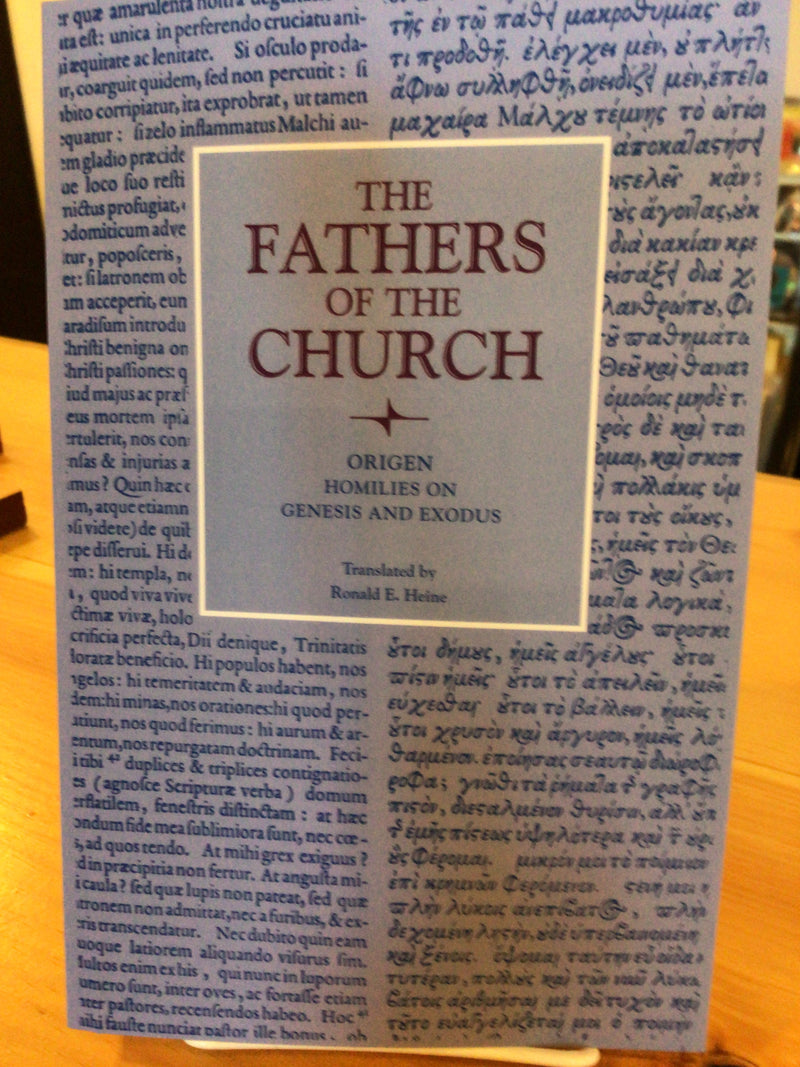 The Fathers of the Church Vol 71 Origen Homilies on Genesis and Exodus