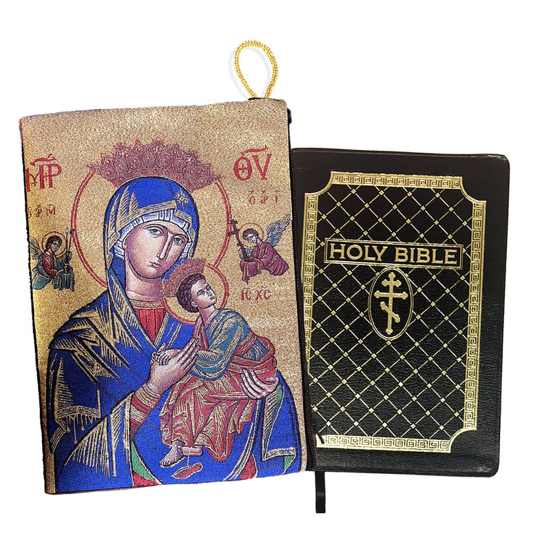 Tapestry Virgin of Perpetual Help Bible Cover