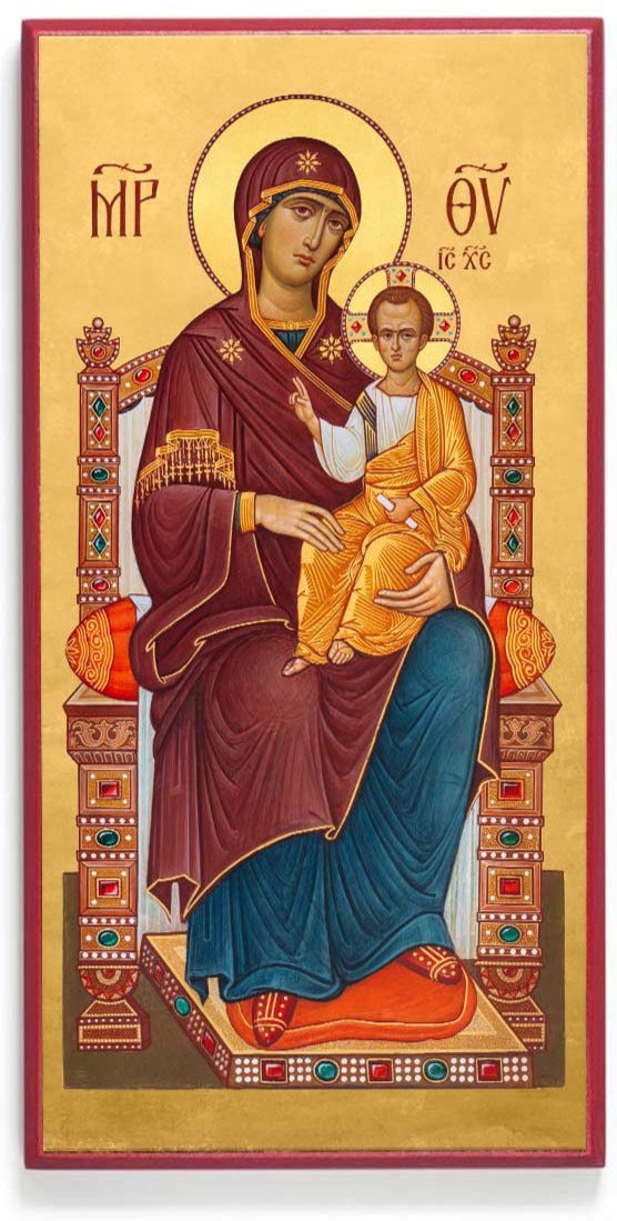 Theotokos Enthroned Icon